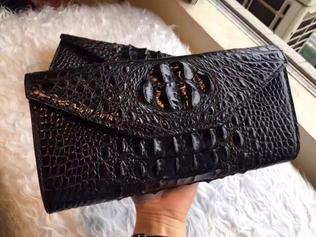 100-Реальные-Неподдельные-Крокодиловой-Кожи-Дамы-Мешок-Вечера-Экзотические-Кожи-женская-Конверт-Сумка-Женская-Сцепления-Кошелек